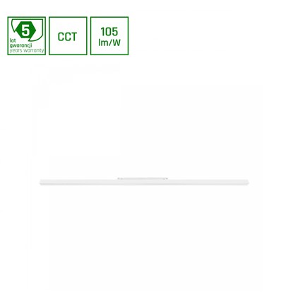 22W 90,2cm SHIFT Smart-Line Schienenstrahler dimmbar - 100°, CCT, Weiß, Zigbee