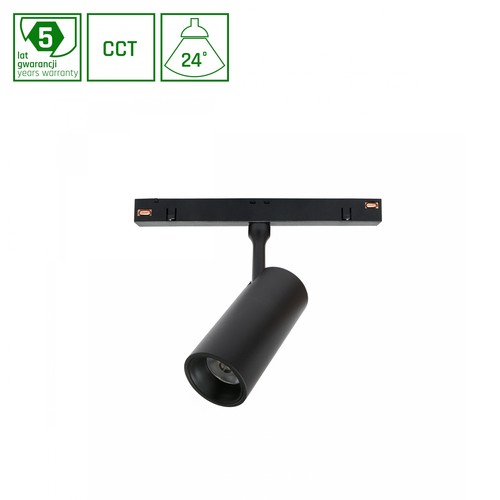 6W dimmbar SHIFT Smart Spot S - 24°, CCT, schwarz, Ø35x142x106mm, Zigbee