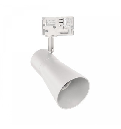 MADARA Scandi GU10 - ohne Leuchtmittel, 3-Phasen-Schiene (3 Stromkreise), 250V, IP20, 80x140x180, weiß