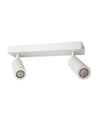 Madara Slim MR11 - 2x230V, IP20, 260x54x160, Weiß, Beweglich, Ohne Leuchtmittel