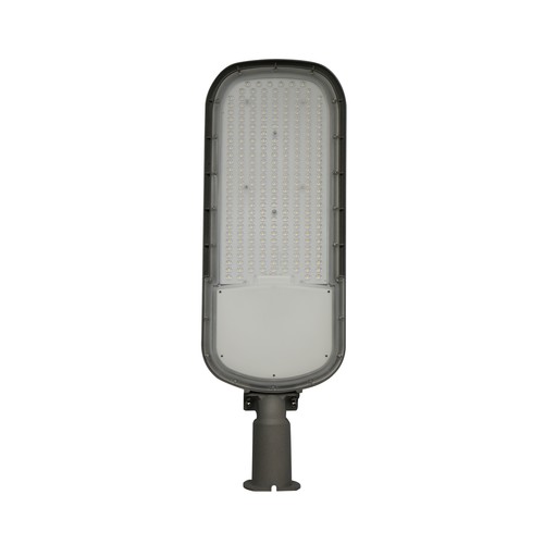 200W Dämmerungs-LED-Straßenleuchte - Dämmerungssensor, Ø60 mm, grau, IP65, IK09, 230V