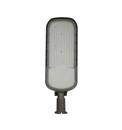 200W Dämmerungs-LED-Straßenleuchte - Dämmerungssensor, Ø60 mm, grau, IP65, IK09, 230V