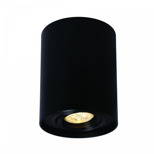 Chloe GU10 Aufbauspot - Schwarz, Aluminium, Ø9,4cm, IP20, ohne Leuchtmittel