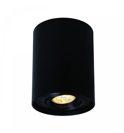 Chloe GU10 Aufbauspot - Schwarz, Aluminium, Ø9,4cm, IP20, ohne Leuchtmittel