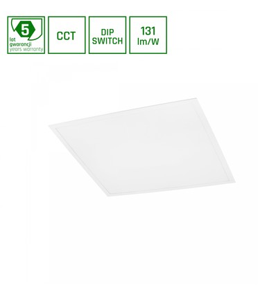 60x60 LED Panel, 30W/40W/48W - CCT, 120lm/W, 5 Jahre Garantie, weißer Rand