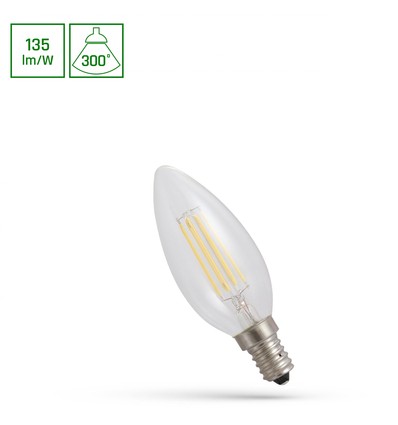 E14 5,5W LED Kerzenlampe - C37, 230V