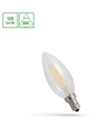 E14 5,5W LED Kerzenlampe - Filament, Klarglas, 700lm, 2700K, C35