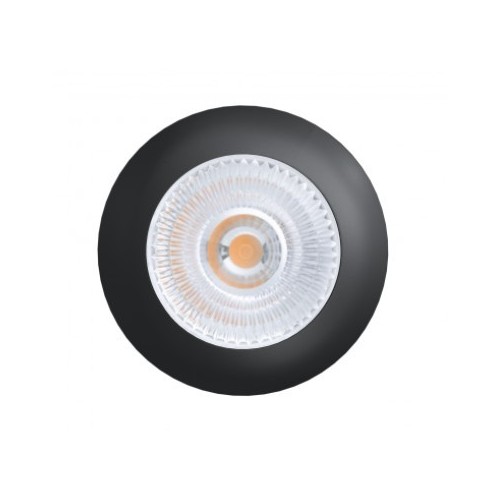 LEDlife Unni68 Möbel-Einbaustrahler - Loch: Ø5,6 cm, Maße: Ø6,8 cm, RA95, schwarz, 12V DC