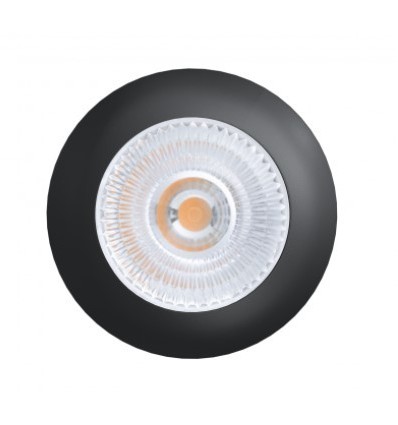 LEDlife Unni68 Möbel-Einbaustrahler - Loch: Ø5,6 cm, Maße: Ø6,8 cm, RA95, schwarz, 12V DC
