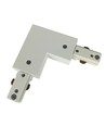 1-Phasen L-Verbinder für Schienenspots - Weiß, 1F3W