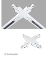 LEDlife X-Verbinder für Schienenspots - Weiß, 1-phasig, 1F3W