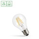 E27 4W LED A60 Filament - Warmweiß, Klar