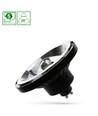 GU10 10W LED-Spot - AR111, 20° Abstrahlwinkel, 5 Jahre Garantie, schwarzes Gehäuse