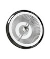 GU10 10W LED-Spot - AR111, 20° Abstrahlwinkel, 5 Jahre Garantie, schwarzes Gehäuse