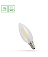 E14 4W LED Kerzenlampe - C35, Filament, Klarglas
