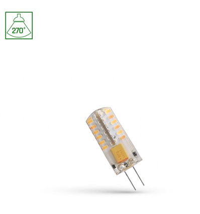 LED 2W G4 - 12V, Säule, Silikon, Warmweiß, Spectrum