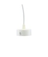 Madara GU10 Pendelleuchte mit Ring - Weiß, 1m Kabel, Ø55x200mm, IP20, ohne Leuchtmittel