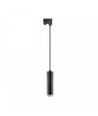 MADARA MINI RING GU10 PENDELLEUCHTE FÜR 3-PHASEN SCHIENE 230V IP25 FI55*200MM SCHWARZ