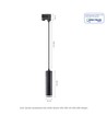MADARA MINI RING GU10 PENDELLEUCHTE FÜR 3-PHASEN SCHIENE 230V IP25 FI55*200MM SCHWARZ
