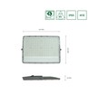 150W LED Fluter - IP65, kaltweiß, Außenbereich