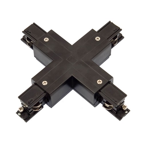 X-Verbindung für 3-Phasen-Schienen - Schwarz, Spectrum