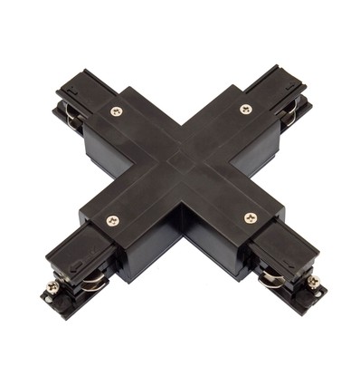 X-Verbindung für 3-Phasen-Schienen - Schwarz, Spectrum