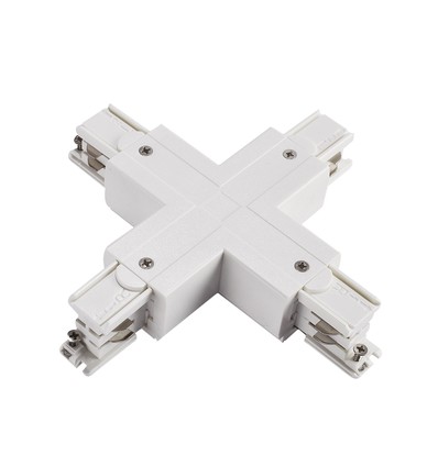 X-Verbindung für 3-Phasen-Schienen - Weiß, Spektrum