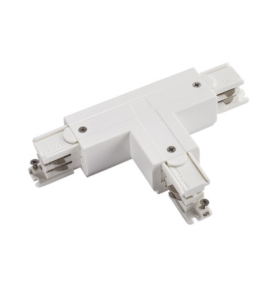 T-Verbindung für 3-Phasen-Schiene - T2, links, weiß, Spectrum