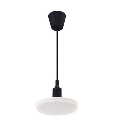 ALBENE ECO LED 18W 230V - Warmweiß, Schwarzes Kabel