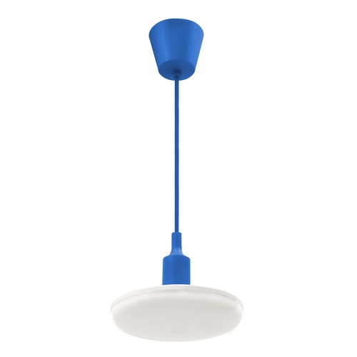 18W ALBENE ECO LED Leuchtmittel - 1400lm, IP20, warmweiß, weiß mit blauem Kabel