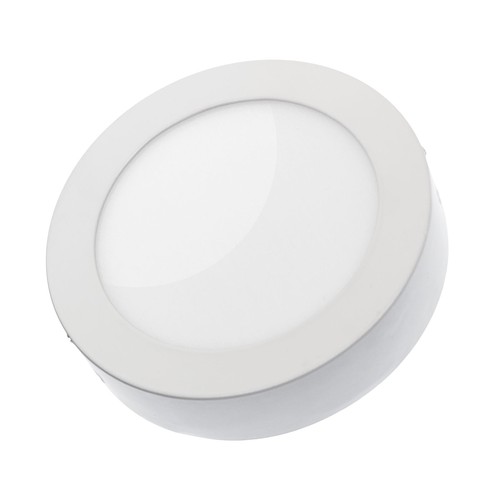 12W Ø17cm LED Einbaupanel - 6000K, weißer Rand, 120 Grad, IP20 Innenbereich