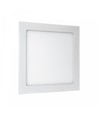 12W 17x17cm LED Einbaupanel - 3000K (Warmweiß)