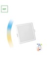 Algine 6W Smart Home LED Einbaupanel - CCT, dimmbar, Wi-Fi, quadratisch, 112x112 mm