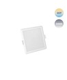 Algine 6W Smart Home LED Einbaupanel - CCT, dimmbar, Wi-Fi, quadratisch, 112x112 mm