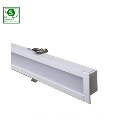 117cm 36W ALL-DAY LED Leuchte - 3200lm, 4000K, silber, IP20, 5 Jahre Garantie