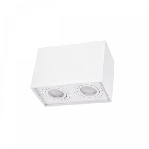 Chloe Duo 2xGU10 Deckenspot - Rechteckig, Aluminium, IP20, ohne Leuchtmittel