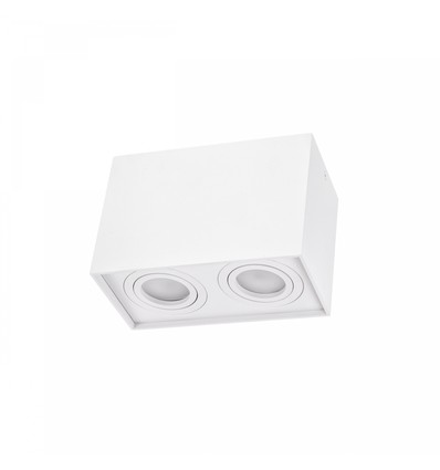 Chloe Duo 2xGU10 Deckenspot - Rechteckig, Aluminium, IP20, ohne Leuchtmittel