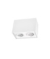 Chloe Duo 2xGU10 Deckenspot - Rechteckig, Aluminium, IP20, ohne Leuchtmittel