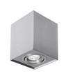 Chloe GU10 Deckenspot - Quadratisch, Silber, Aluminium, IP20 Innen, ohne Leuchtmittel