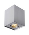 Chloe GU10 Deckenspot - Quadratisch, Silber, Aluminium, IP20 Innen, ohne Leuchtmittel