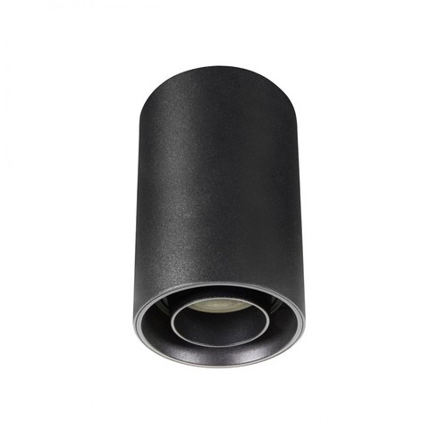 CHLOE SPOT GU10 AUFBAU IP20 RUND SCHWARZ SCHWENKBAR