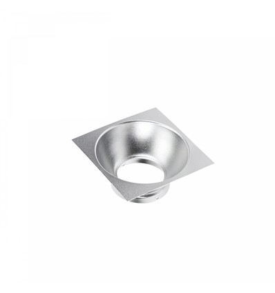 Silber quadratischer Reflektor für Chloe Elemento - 90x90 mm, Aluminium, IP20, max 50W