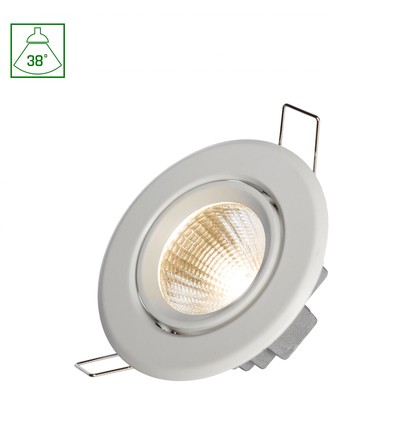 6W LED Wandleuchte - IP20, 4000K, weiß, eckig