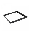 60x60 Aufbaurahmen für LED Panel, schwarz - 600x600x50 mm, Aluminium