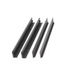 60x60 Aufbaurahmen für LED Panel, schwarz - 600x600x50 mm, Aluminium