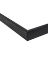 60x60 Aufbaurahmen für LED Panel, schwarz - 600x600x50 mm, Aluminium