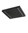 60x60 Aufbaurahmen für LED Panel, schwarz - 600x600x50 mm, Aluminium