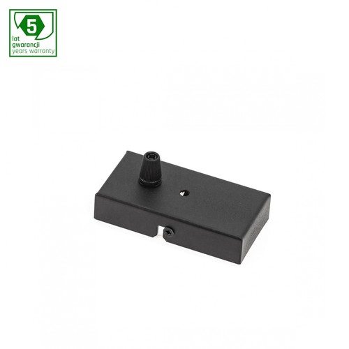 Schwarze Montagebox aus Stahl - 102x52x22 mm, IP20, 5 Jahre Garantie