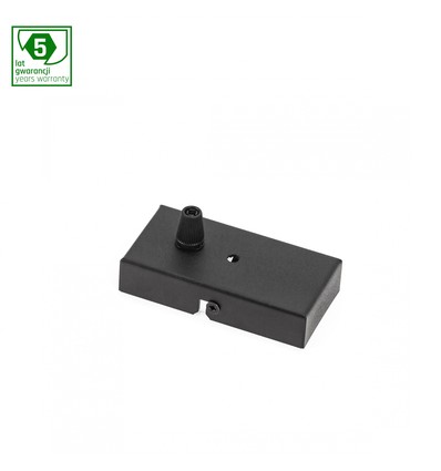 Schwarze Montagebox aus Stahl - 102x52x22 mm, IP20, 5 Jahre Garantie