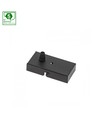 Schwarze Montagebox aus Stahl - 102x52x22 mm, IP20, 5 Jahre Garantie